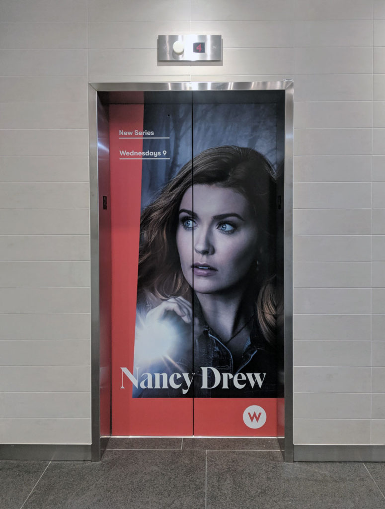 Nancy Drew elevator wrap